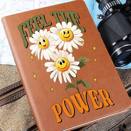 Almost Sold Out - Feel The Power Leather Journal