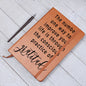 Almost Sold Out - Number One Way is Gratitude Leather Journal