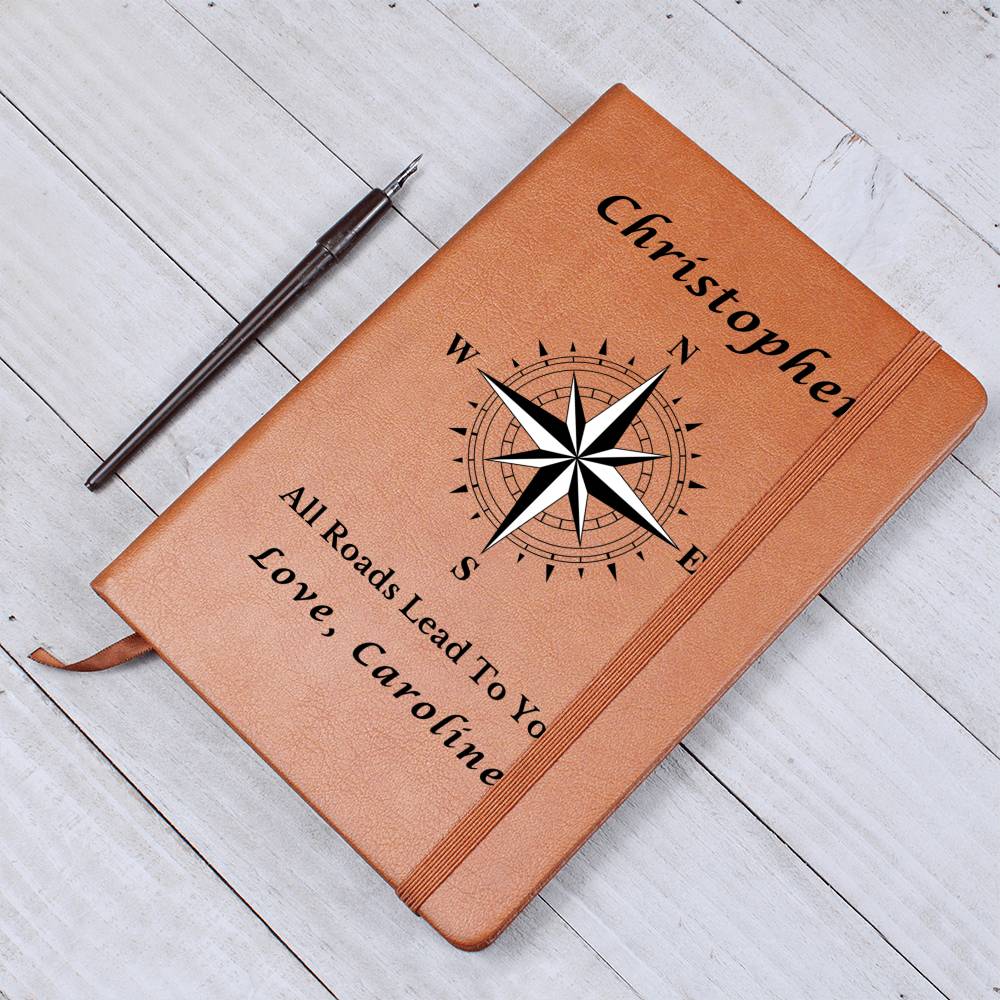 Almost Sold Out - All Roads Lead To You Graphic Leather Journal