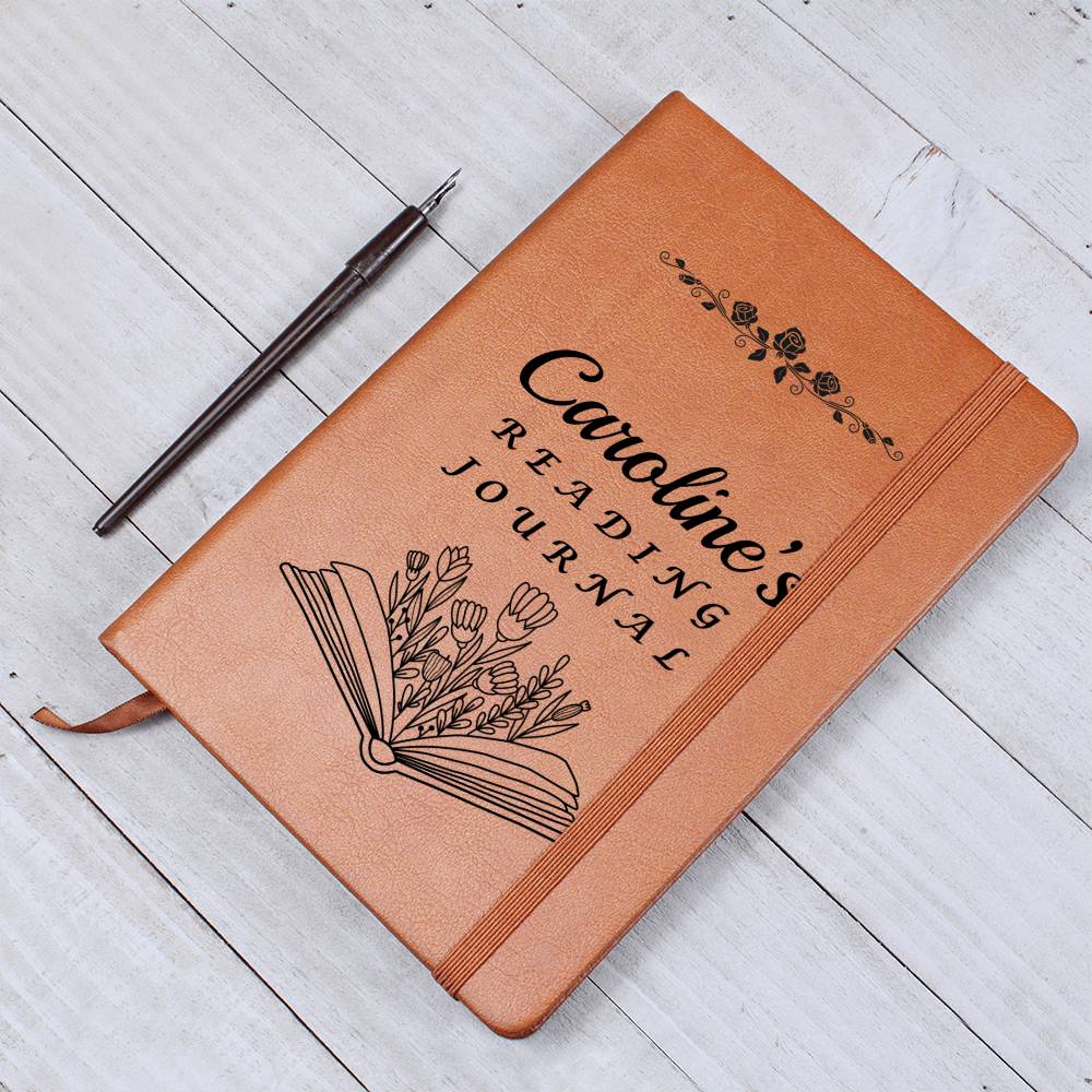 Almost Sold Out - Personalized Reading Graphic Leather Journal