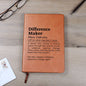 Difference Maker Leather Journal