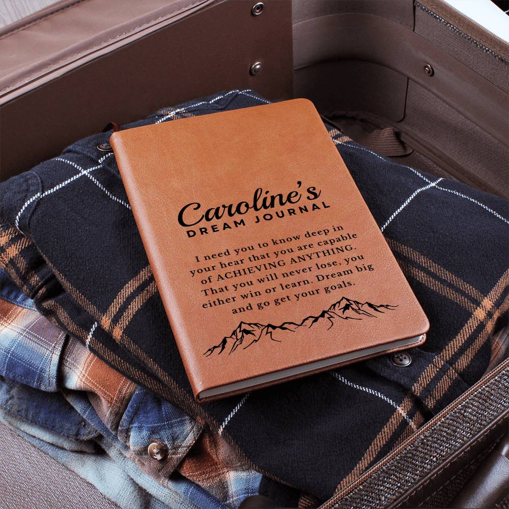 Almost Sold Out - Personalized Dream Graphic Leather Journal