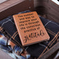 Almost Sold Out - Number One Way is Gratitude Leather Journal