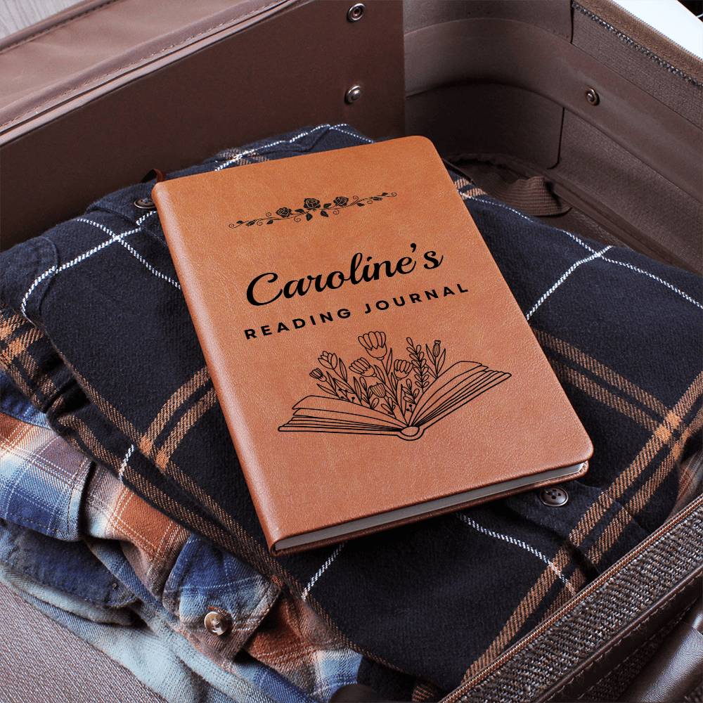 Almost Sold Out - Personalized Reading Graphic Leather Journal