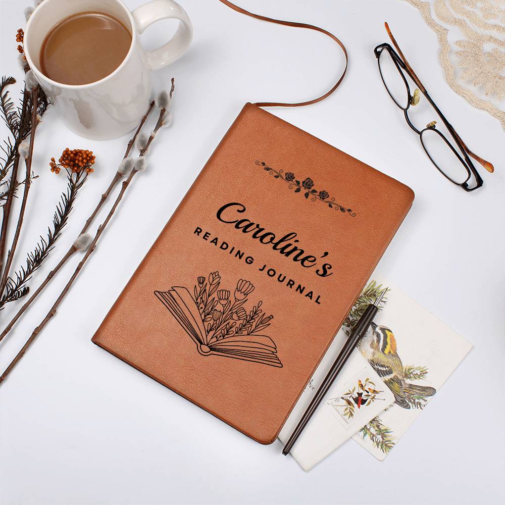 Almost Sold Out - Personalized Reading Graphic Leather Journal