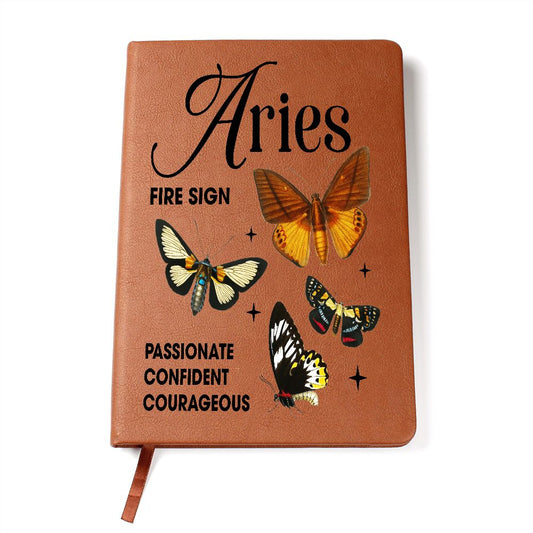 Almost Sold Out - Aries Zodiac Leather Journal