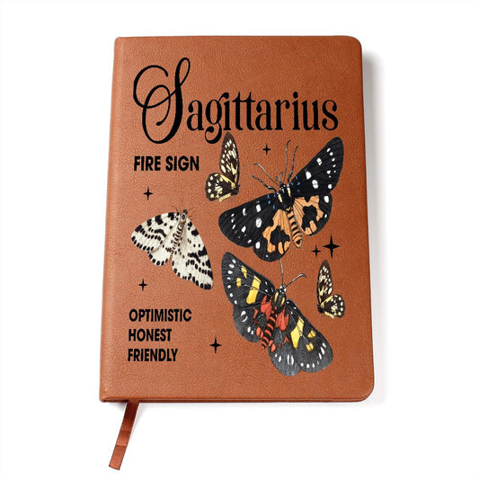 Almost Sold Out - Sagittarius Zodiac Leather Journal