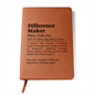 Difference Maker Leather Journal