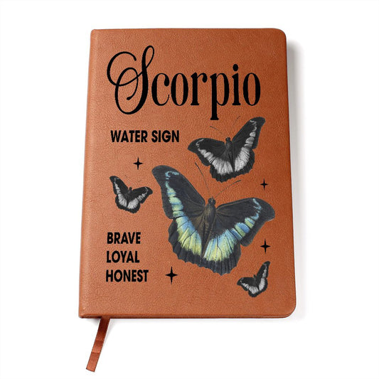 Almost Sold Out - Scorpio Zodiac Leather Journal