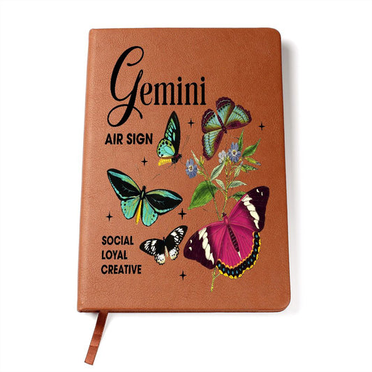 Almost Sold Out - Gemini Zodiac Leather Journal