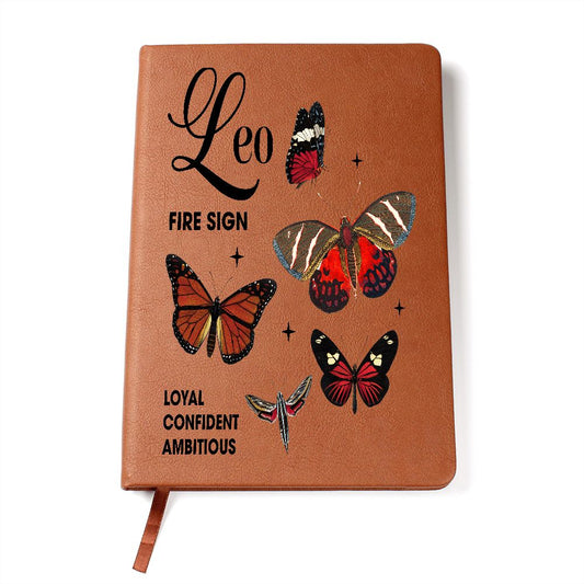 Almost Sold Out - Leo Zodiac Leather Journal