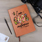 Almost Sold Out - I Am God's Masterpiece Leather Journal