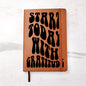 Almost Sold Out -Start Today With Gratitude Leather Journal