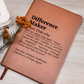 Difference Maker Leather Journal