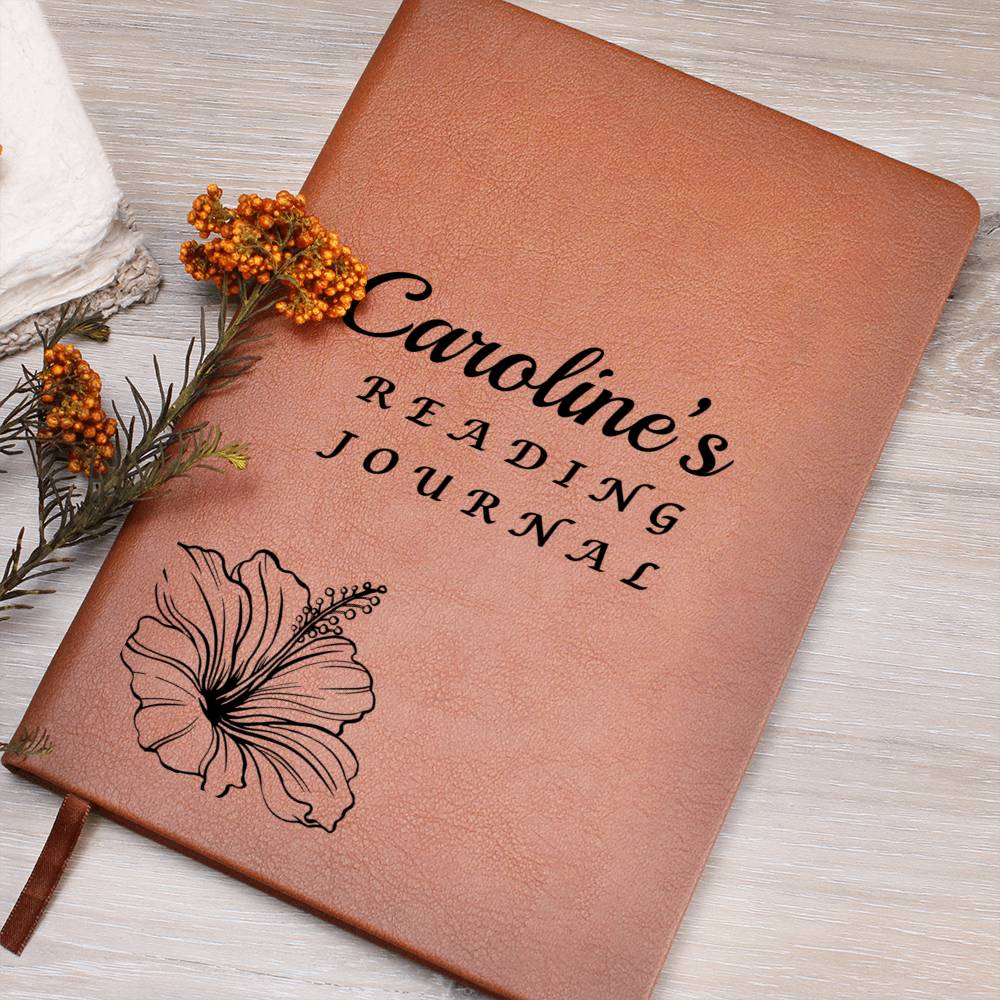 Almost Sold Out - Personalized Reading Graphic Leather Journal