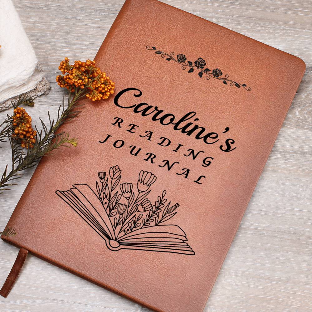 Almost Sold Out - Personalized Reading Graphic Leather Journal