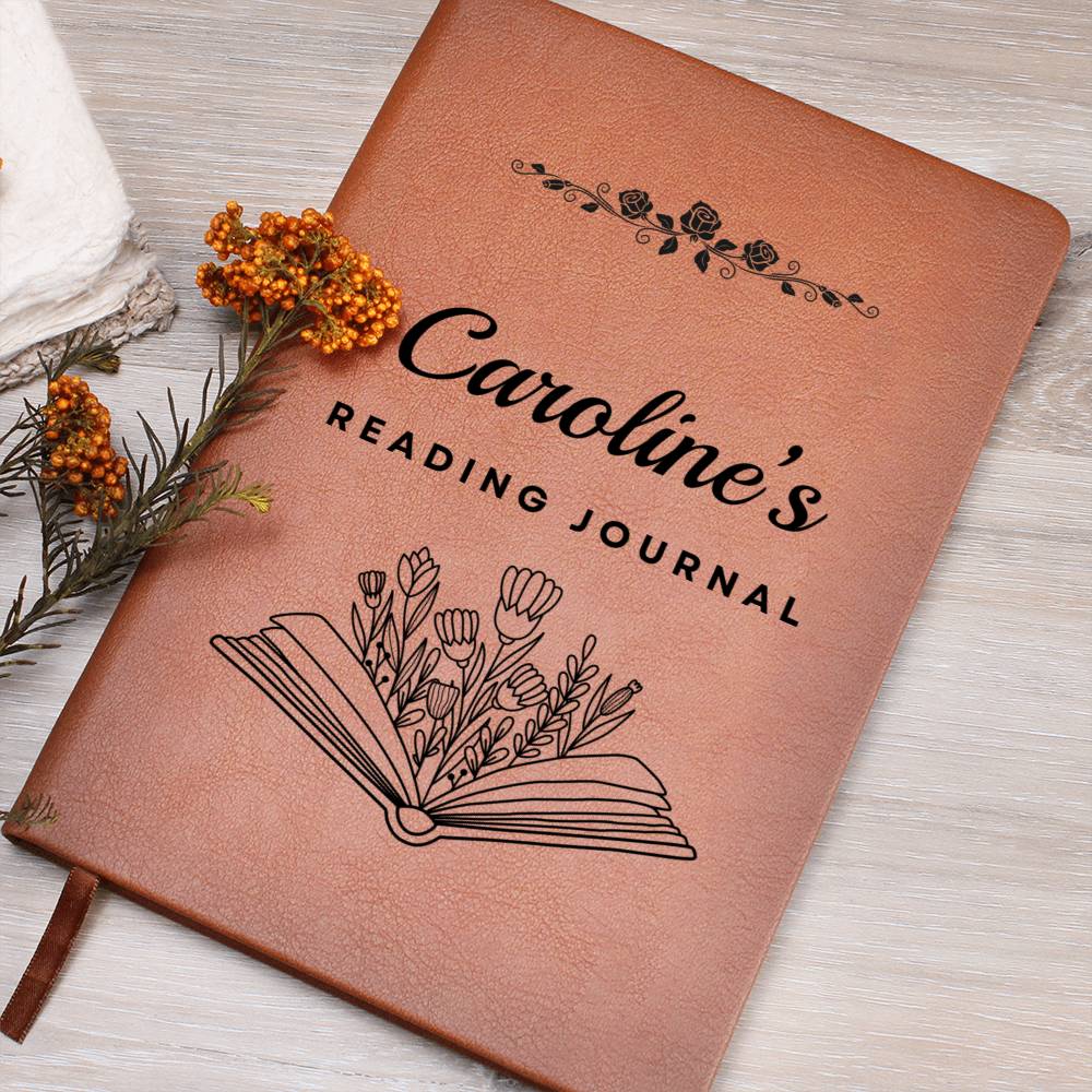 Almost Sold Out - Personalized Reading Graphic Leather Journal