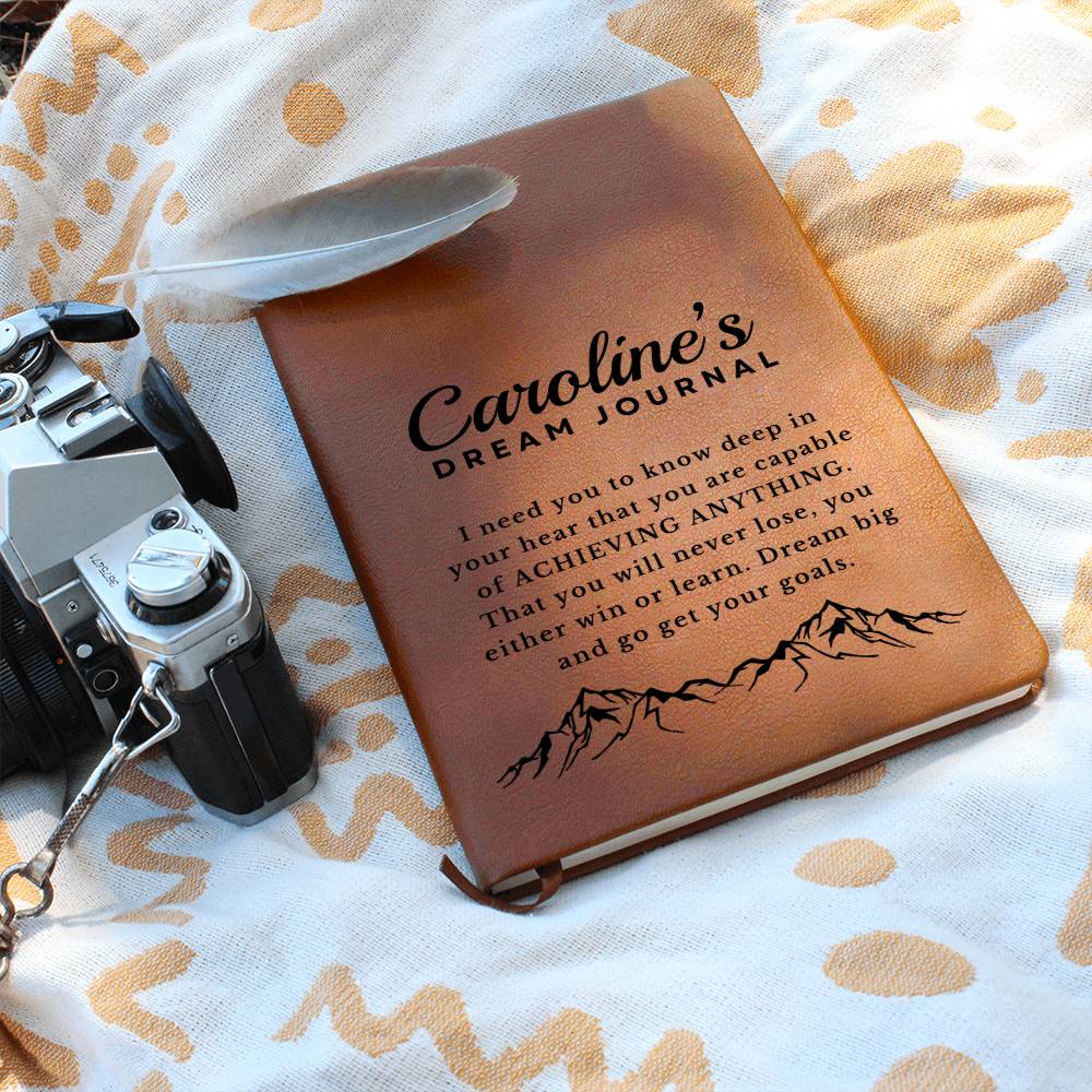 Almost Sold Out - Personalized Dream Graphic Leather Journal