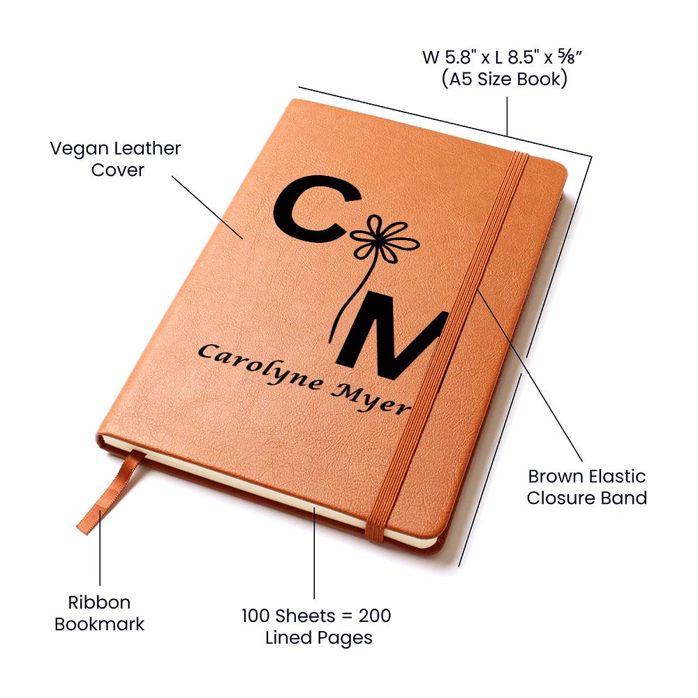 Almost Sold Out - Personalized Graphic Leather Journal