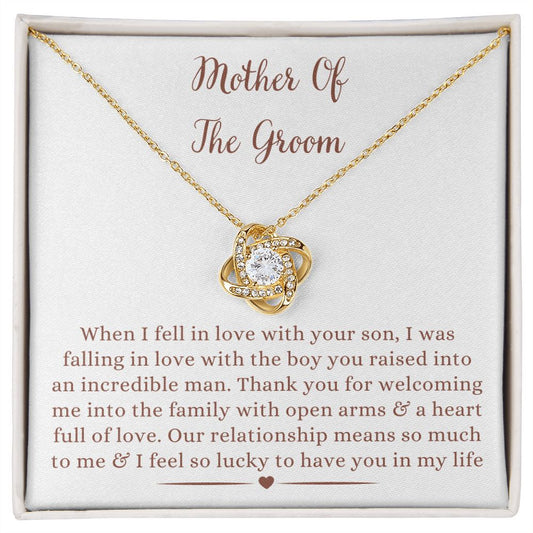[Almost Sold Out] Mother Of The Groom - Gold Love Knot Necklace