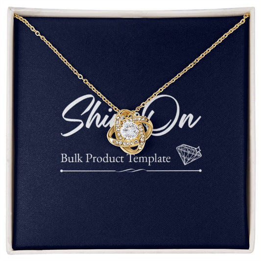 Gold Love Knot Necklace
