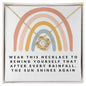 [Almost Sold Out] Wear This Necklace As A Reminder - Rainbow - Love Knot Necklace