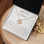 [Almost Sold Out] Mother Of The Groom - Gold Love Knot Necklace