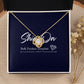 Love Knot Necklace - Silver and Gold