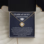 [Almost Sold Out] Class Of 2023 - You Believed You Could - 18k Gold Love Knot Necklace