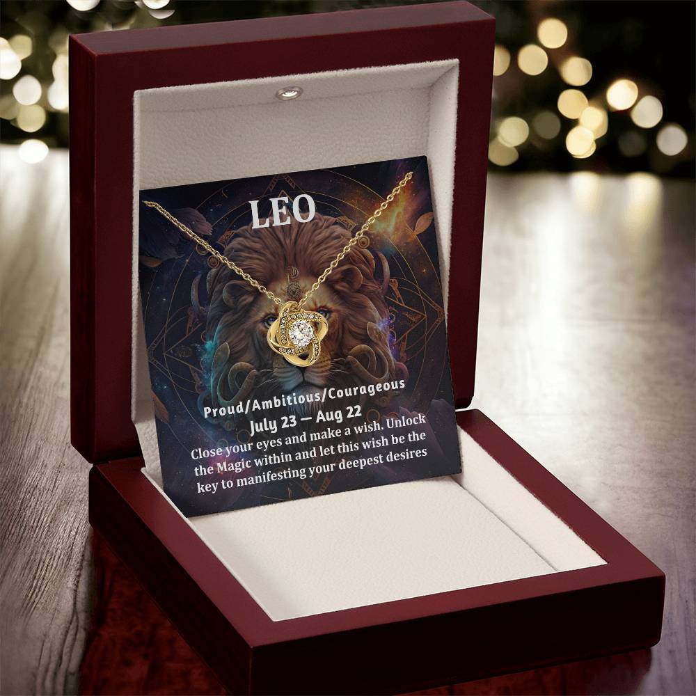 [Almost Sold Out] Star Sign Gift - 18k Gold Love Knot Necklace
