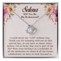 Personalized Bridesmaid Proposal Gift - Love Knot Necklace