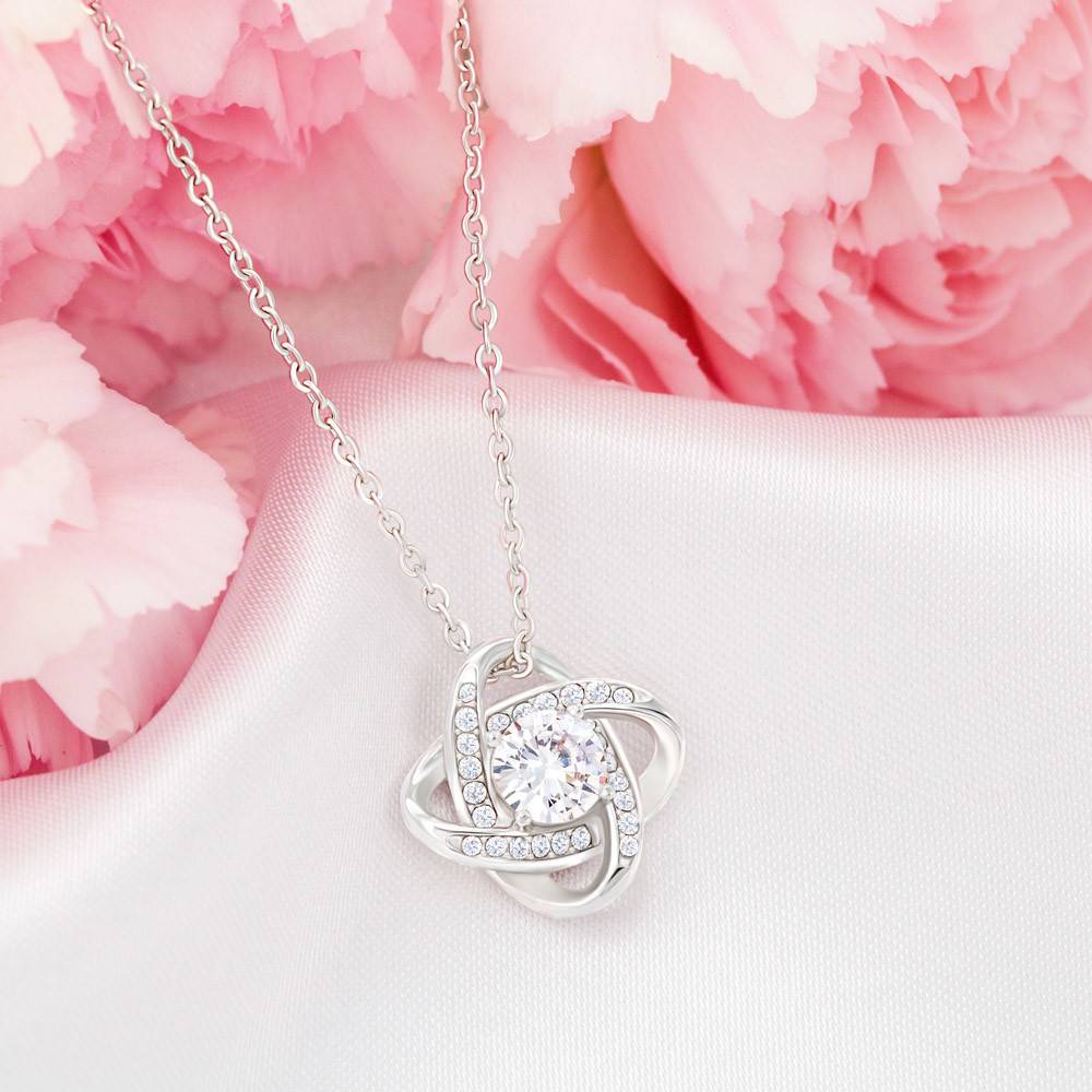 [Almost Sold Out] Personalized Bridesmaid Proposal Gift - Love Knot Necklace