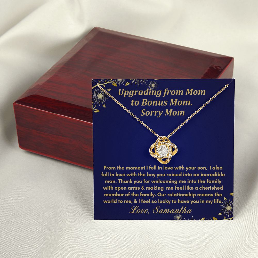 [Almost Sold Out] Bonus Mom -Gold Love Knot Necklace