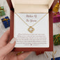 [Almost Sold Out] Mother Of The Groom - Gold Love Knot Necklace