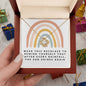 [Almost Sold Out] Wear This Necklace As A Reminder - Rainbow - Love Knot Necklace