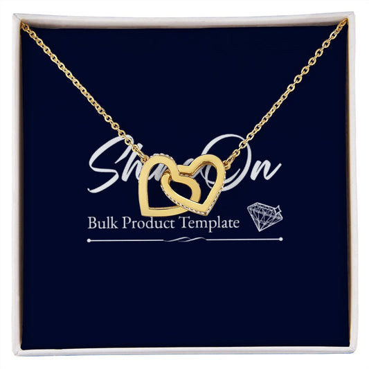 GOLD INTERLOCKING HEARTS