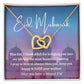 [Almost Sold Out] Eid Mubarak Gift Set - Interlocking Hearts Necklace