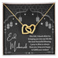 [Almost Sold Out] Eid Mubarak Gift - Interlocking Hearts Necklace