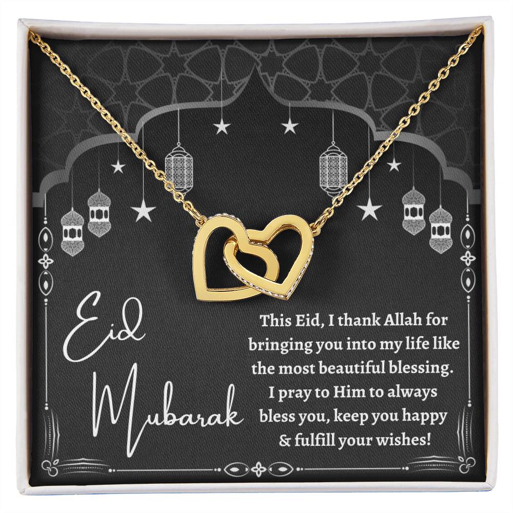 [Almost Sold Out] Eid Mubarak Gift - Interlocking Hearts Necklace