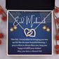 [Almost Sold Out] Eid Mubarak Gift - Interlocking Hearts Necklace