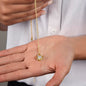Love knot necklace without message card