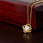Love knot necklace without message card