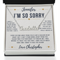 Personalized Sorry Name Necklace for Wife
