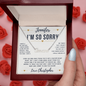 Personalized Sorry Name Necklace for Wife