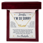 Personalized Sorry Name Necklace for Wife