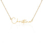 Custom Signature Style Name Necklace