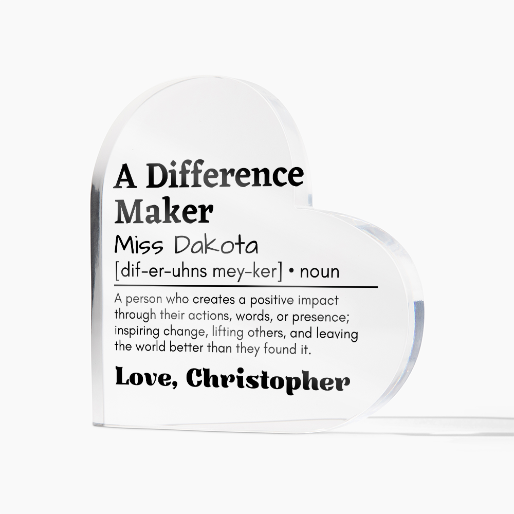 difference maker test