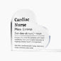 Placa de Acrílico para Enfermera de Cardiología, Personalizada