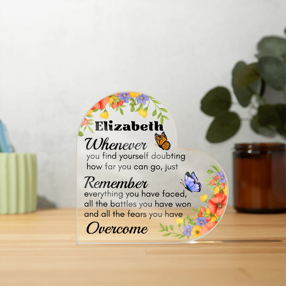 Doubt Yourself Acrylic Plaque