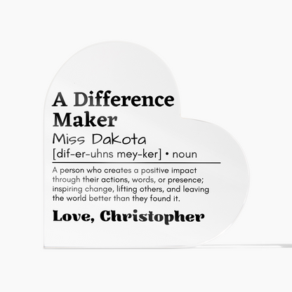 difference maker test